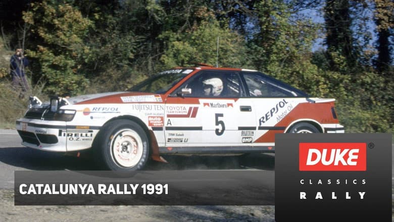 Backdrop from Catalunya Rally 1991