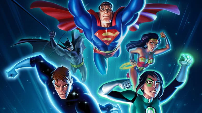 Backdrop from Justice League vs. the Fatal Five