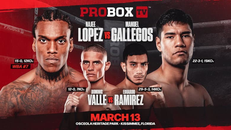 Backdrop from Najee Lopez vs. Manuel Gallegos