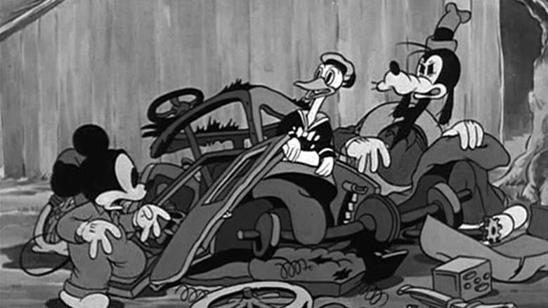 Backdrop from Mickey's Service Station