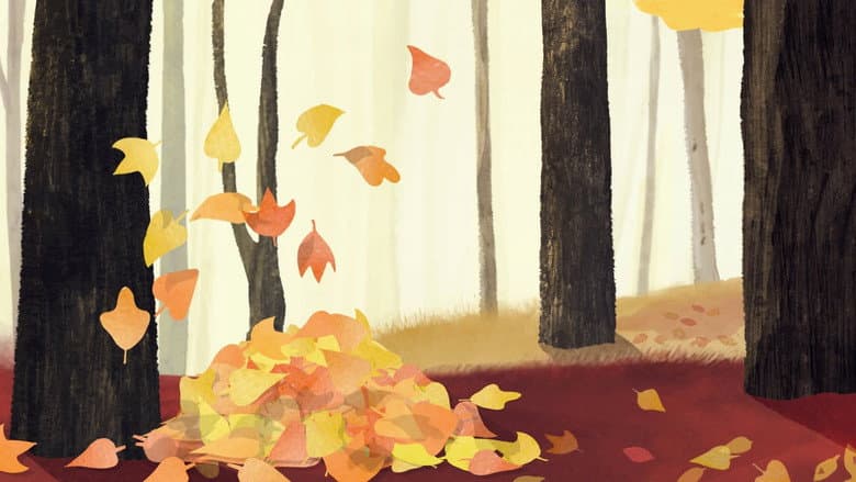Backdrop from The Little Bird and the Squirrel