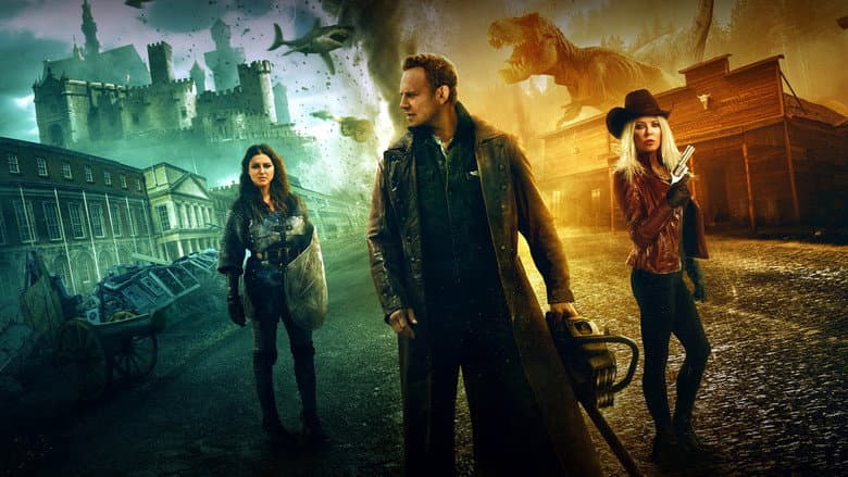 Backdrop from The Last Sharknado: It's About Time