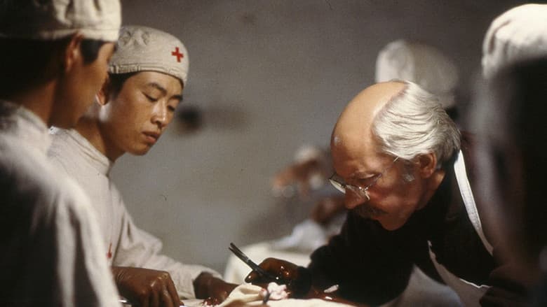 Backdrop from Bethune: The Making of a Hero