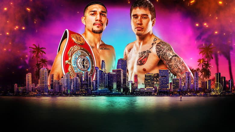 Backdrop from Teofimo Lopez vs. Steve Claggett