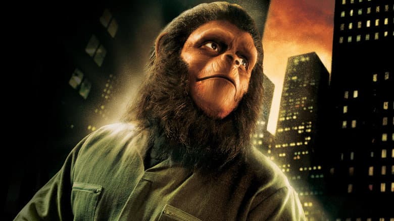 Backdrop from Conquest of the Planet of the Apes