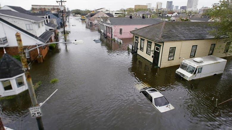 Backdrop from Hurricane Katrina: The Storm of a Lifetime
