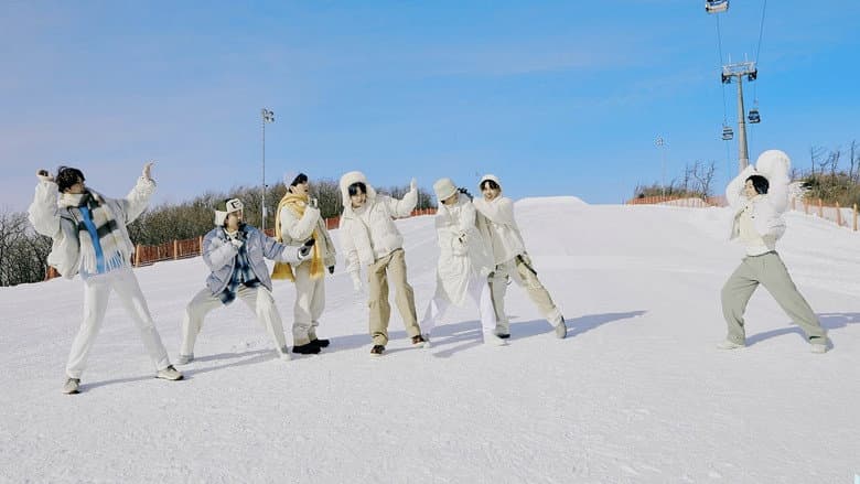 Backdrop from BTS 2021 WINTER PACKAGE in Gangwon