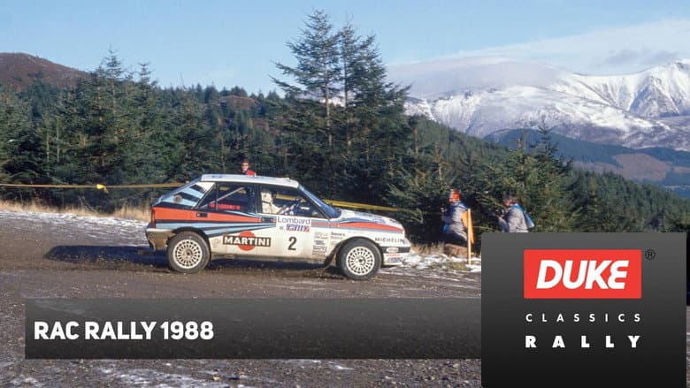 Backdrop from RAC Rally 1988