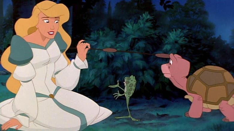 Backdrop from The Swan Princess