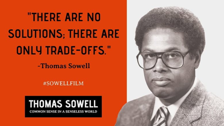 Backdrop from Thomas Sowell: Common Sense in a Senseless World