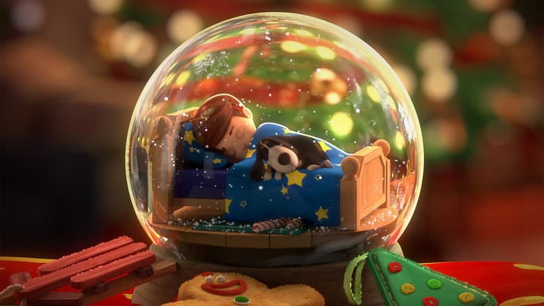 Backdrop from 5 More Sleeps 'til Christmas