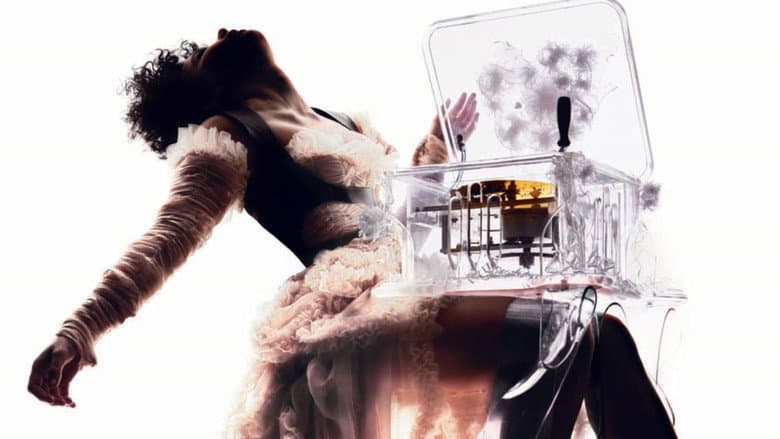 Backdrop from Björk: Vespertine Live at the Royal Opera House