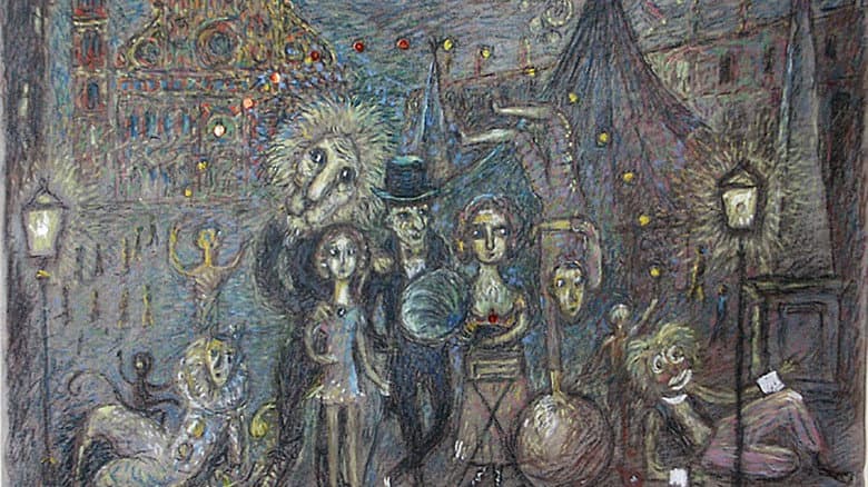 Backdrop from The Lion with the White Beard