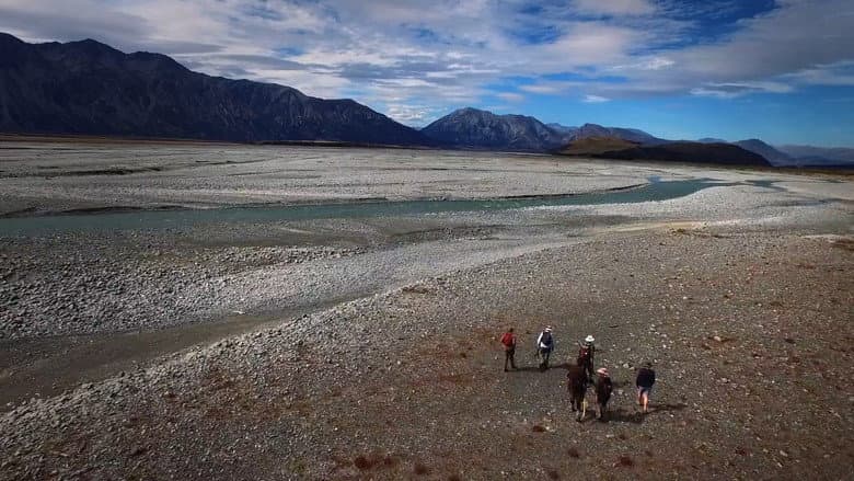 Backdrop from Seven Rivers Walking - Haere Mārire