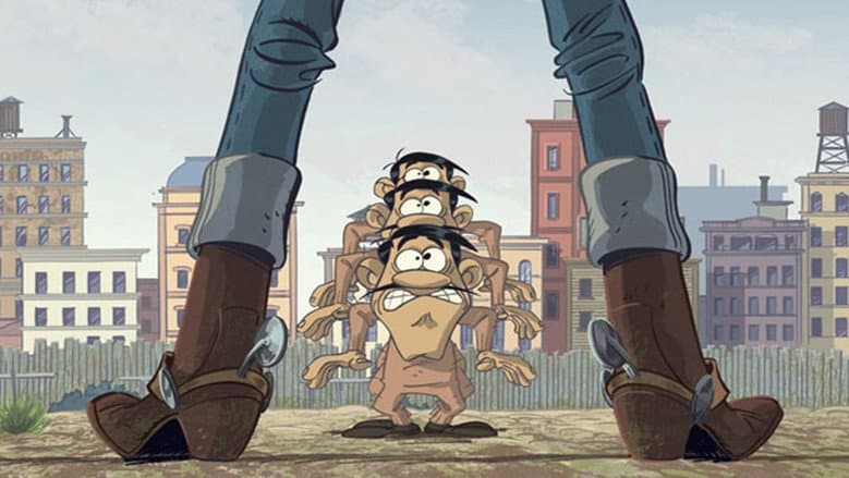 Backdrop from The New Adventures of Lucky Luke