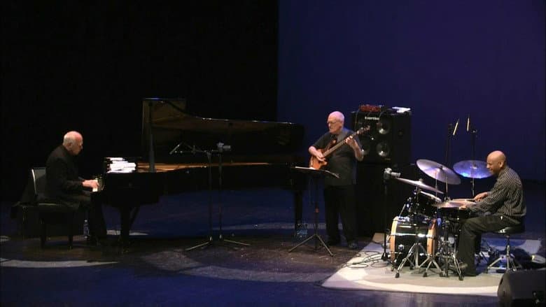 Backdrop from Steve Kuhn Trio - Dans le Cadre du Festival Jazz a Foik
