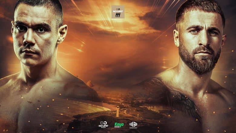 Backdrop from Tim Tszyu vs. Denis Nurja