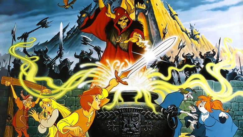 Backdrop from The Black Cauldron