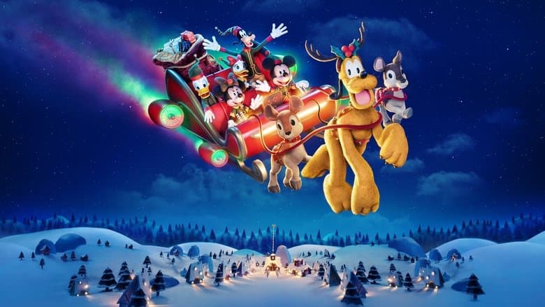 Backdrop from Mickey Saves Christmas
