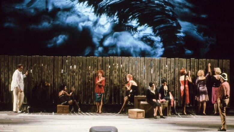 Backdrop from Rise and Fall of the City of Mahagonny