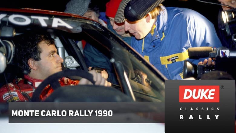 Backdrop from Monte Carlo Rally 1990