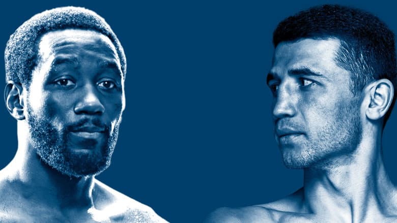 Backdrop from Terence Crawford vs. Israil Madrimov