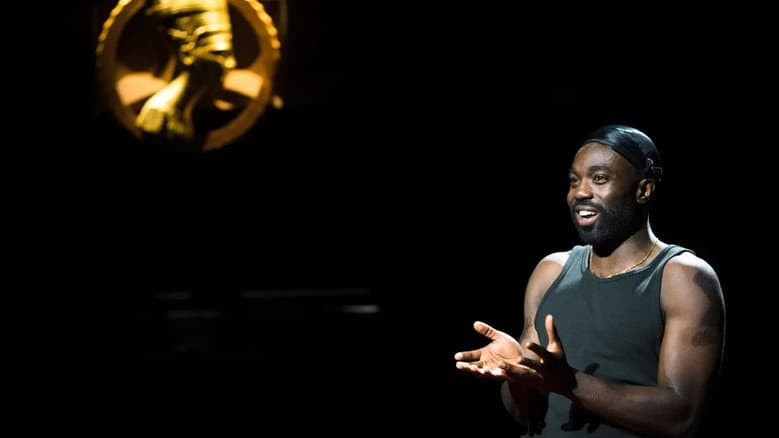 Backdrop from National Theatre Live: Death of England: Delroy
