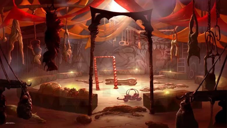 Backdrop from Circus of Dread