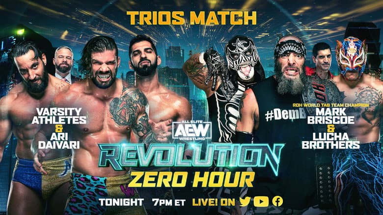 Backdrop from AEW Revolution: Zero Hour