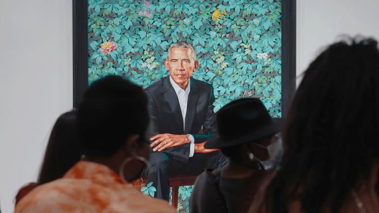 Backdrop from Picturing the Obamas