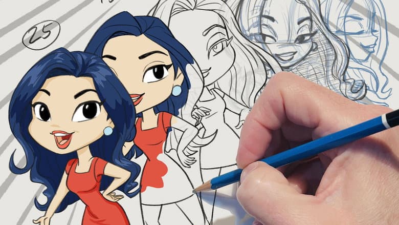 Backdrop from Pencils vs Pixels