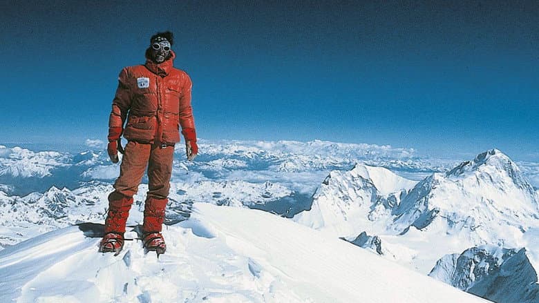 Backdrop from Everest 78, or the French on top of the world