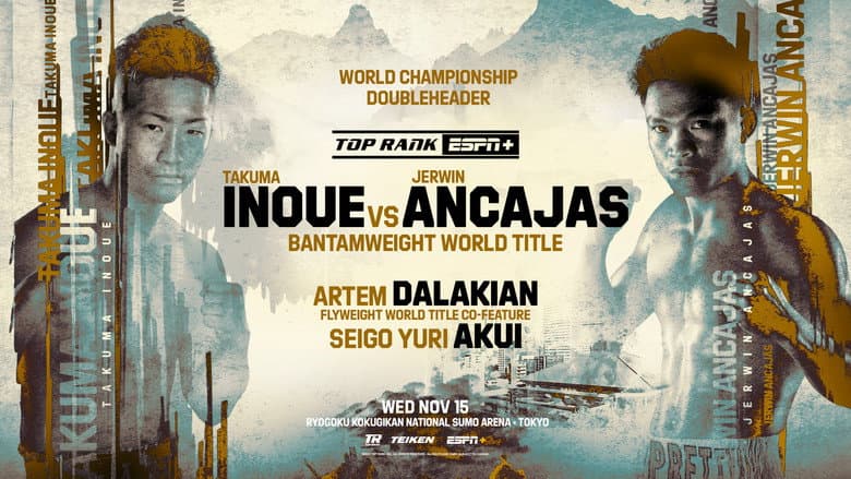 Backdrop from Takuma Inoue vs. Jerwin Ancajas