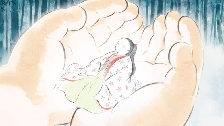 Backdrop from The Tale of The Princess Kaguya