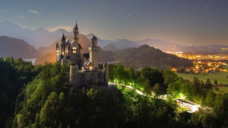 Backdrop from Neuschwanstein Castle - King Ludwig's Dream