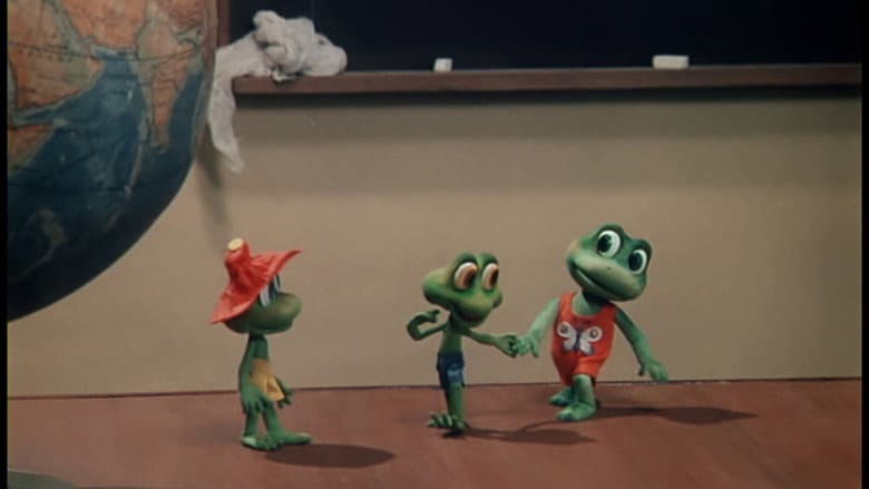 Backdrop from Three Little Froggies #2