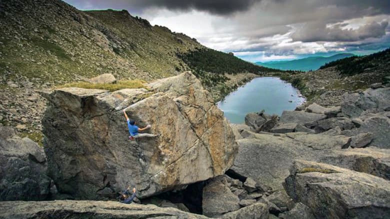 Backdrop from Lincoln Lake Giants