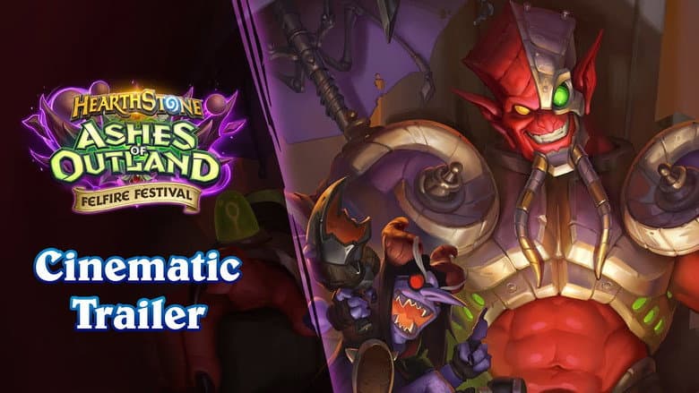 Backdrop from Hearthstone: Trial by Felfire