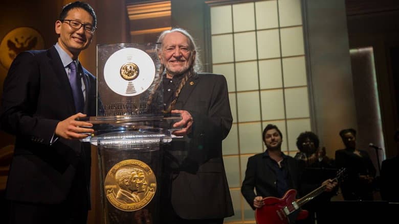 Backdrop from Willie Nelson: The Library of Congress Gershwin Prize For Popular Song