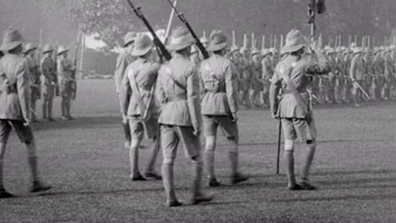 Backdrop from 5th Calcutta Battalion: Presentation of Colours by H.E. The Viceroy