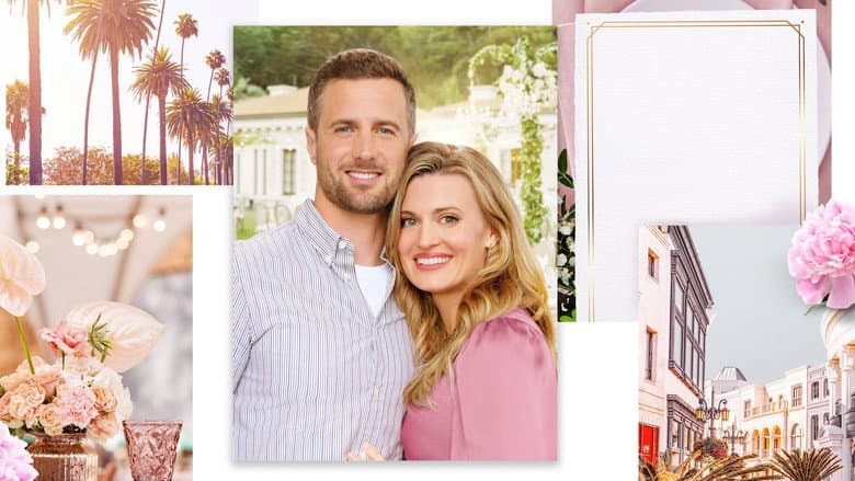 Backdrop from Beverly Hills Wedding