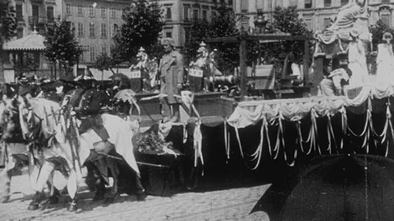 Backdrop from Cavalcade (char de la soierie)