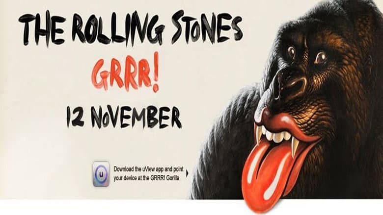 Backdrop from The Rolling Stones: Grrr!