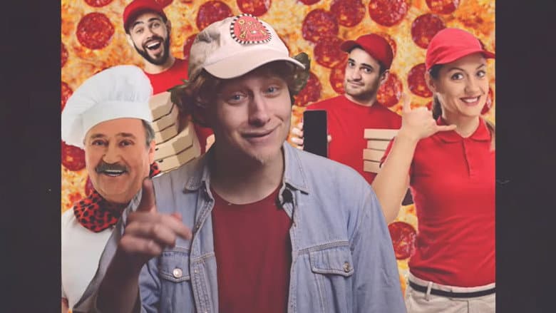 Backdrop from Pizza House