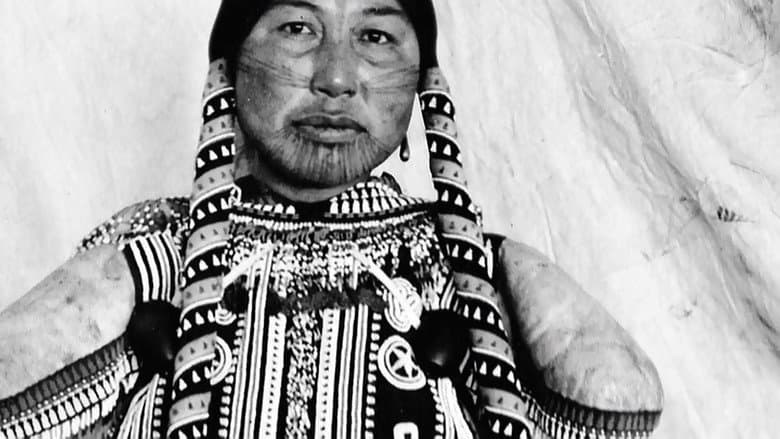 Backdrop from Tunniit: Retracing the Lines of Inuit Tattoos