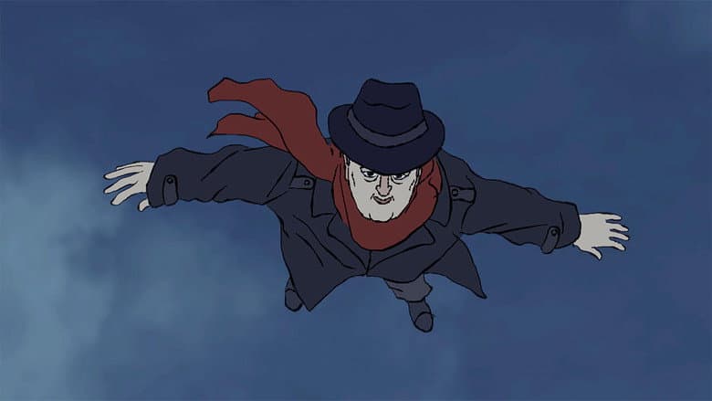 Backdrop from Fellini of the Spirits