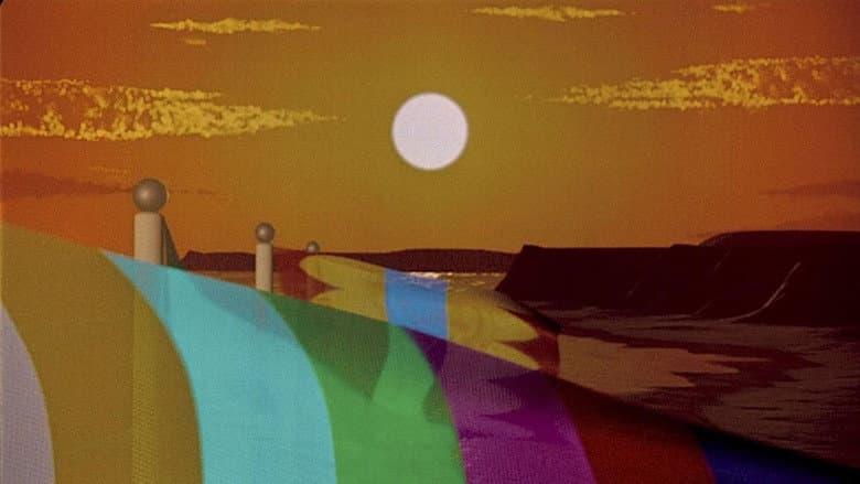 Backdrop from Flags and Waves