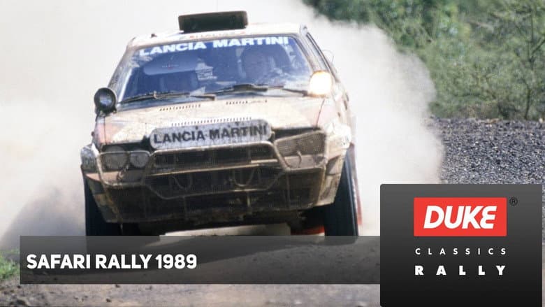 Backdrop from Safari Rally 1989
