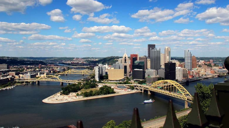 Backdrop from Downtown Pittsburgh