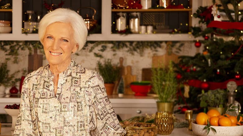 Backdrop from Mary Berry's Festive Feasts